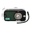 3600mAh Emergency Crank &NOAA Weather Radio; Hand Crank/Solar/USB Charging; Portable Radio With (AM FM /WB); Radio With Other Function For BT Speaker